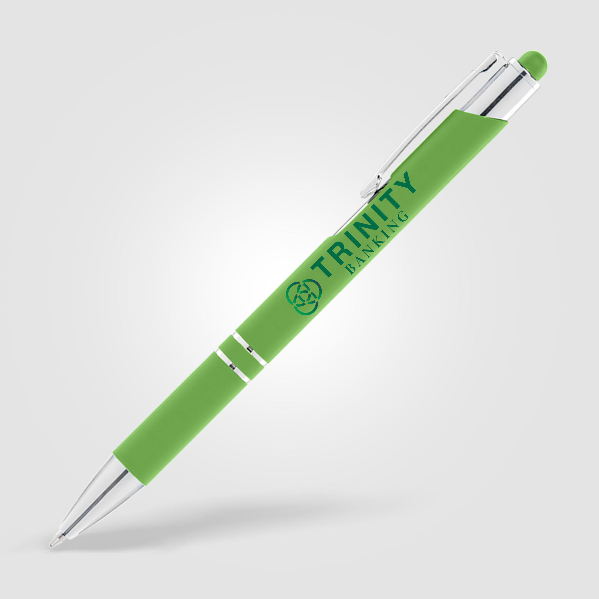Stylo Stylet personnalisable - Crosby Softy Vert pomme